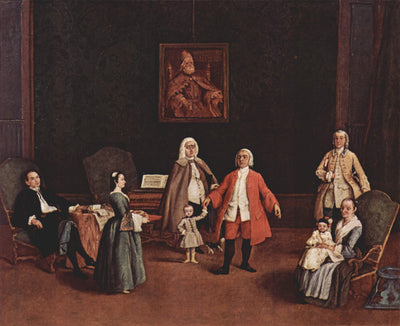 The Venetian Family in kitchen