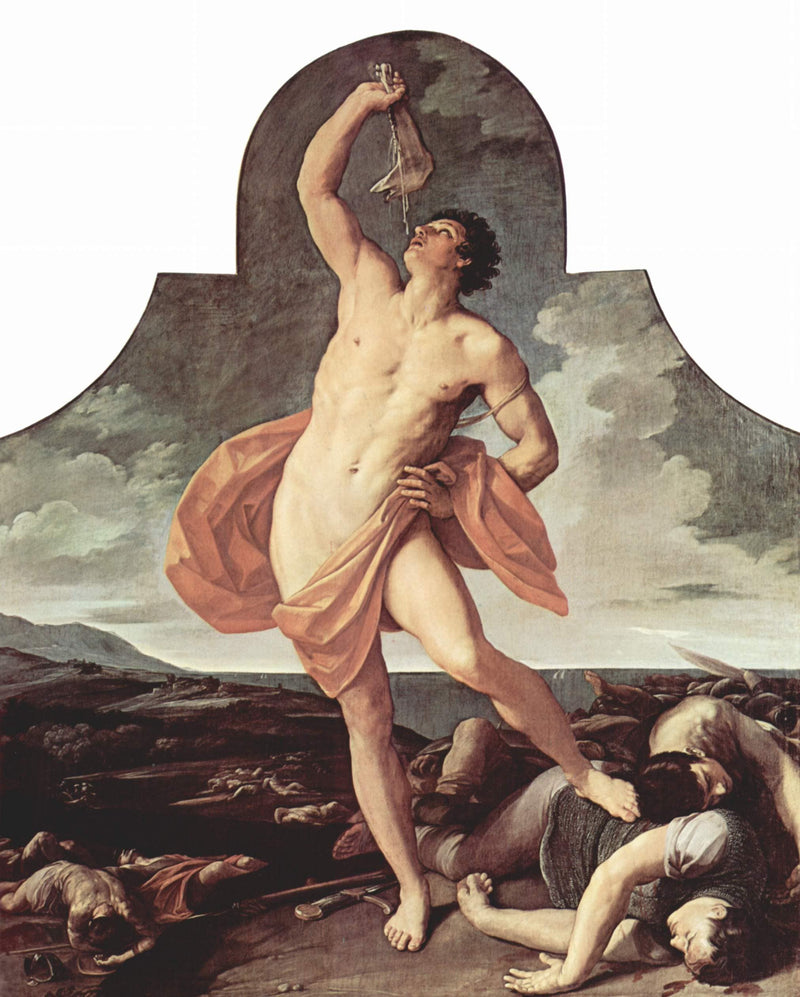 The Victorious Samson by Guido Reni — Oil Painting Reproduction