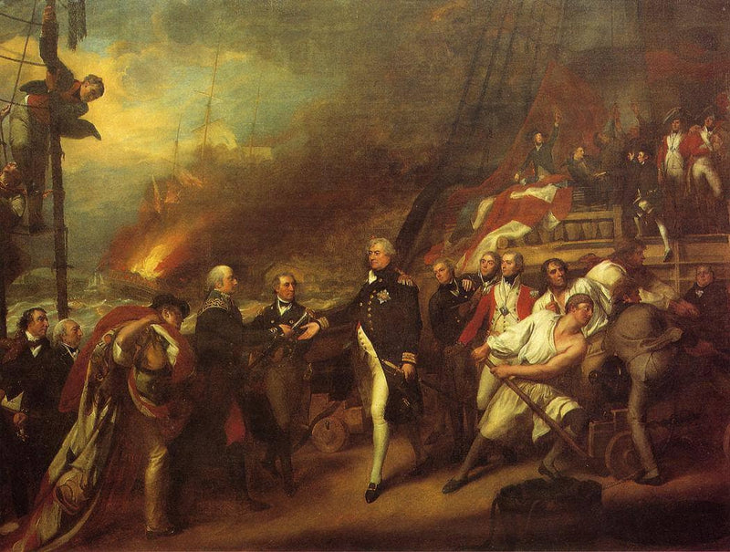 The Victory of Lord Duncan by John Singleton Copley — Oil Painting Reproduction