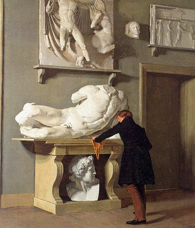 The View of the Plaster Cast Collection at Charlottenborg Palace in bedroom