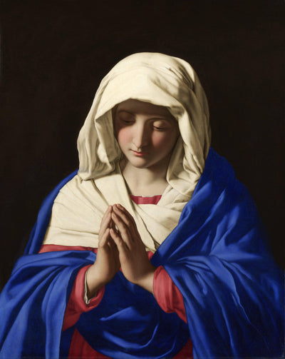 The Virgin in Prayer in dining room