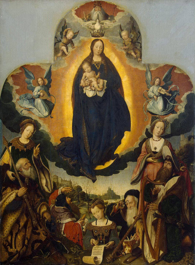 The Virgin Mary in Glory by Jan Provoost — Oil Painting Reproduction