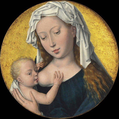 The Virgin Mary Nursing the Christ Child in master bedroom