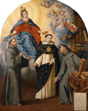 The Vision of Fray Lauterio by Bartolome Esteban Murillo — Oil Painting Reproduction