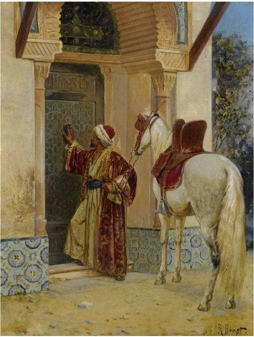 The Visit by Rudolf Ernst — Oil Painting Reproduction