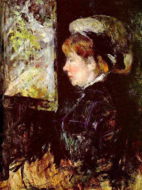The Visitor by Mary Cassatt — Oil Painting Reproduction