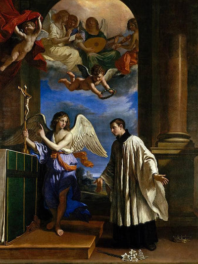 The Vocation of Saint Aloysius Gonzaga in bedroom