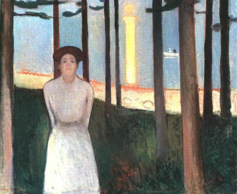 The Voice by Edvard Munch — Oil Painting Reproduction