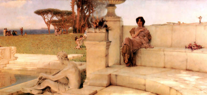 The Voice of Spring by Sir Lawrence Alma-Tadema, Oil Painting Reproduction