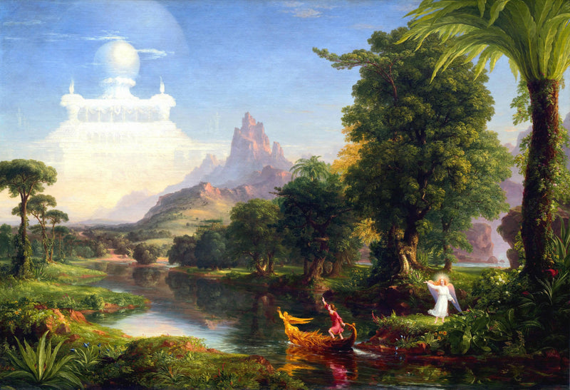 The Voyage of Life: Youth by Thomas Cole — Oil Painting Reproduction
