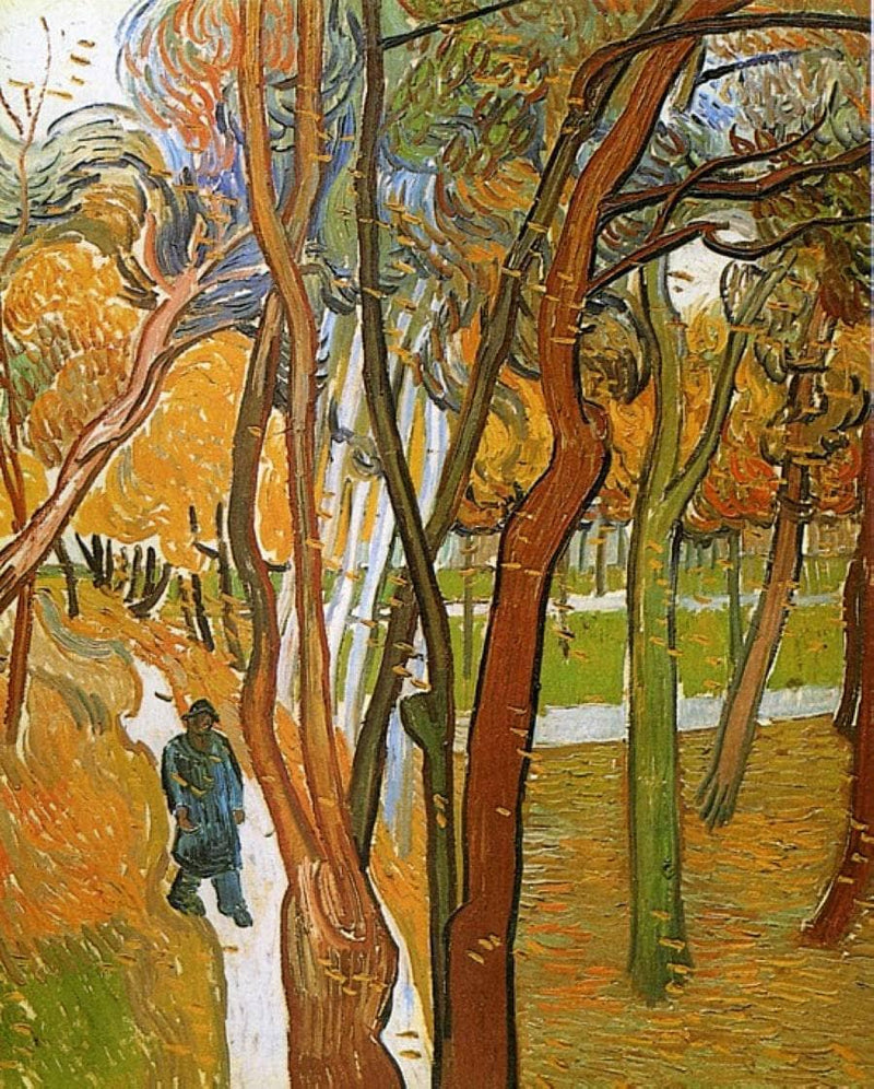 The Walk - Falling Leaves by Vincent van Gogh — Oil Painting Reproduction