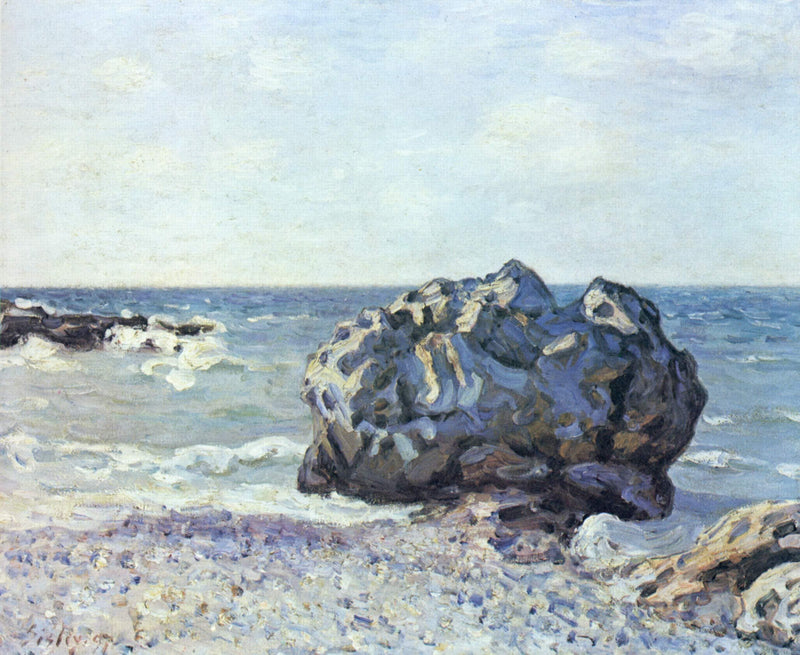 The Washerwomen of Moret by Alfred Sisley — Oil Painting Reproduction