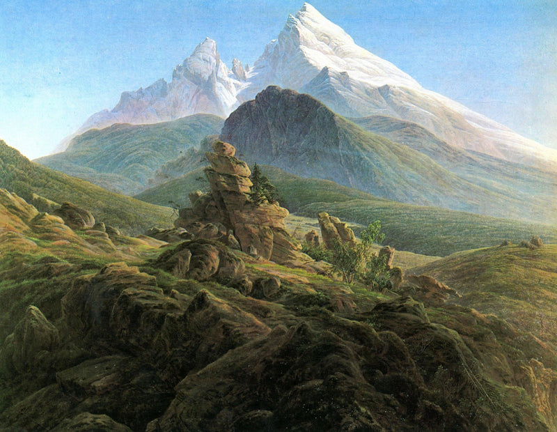 The Watzmann by Caspar David Friedrich — Oil Painting Reproduction