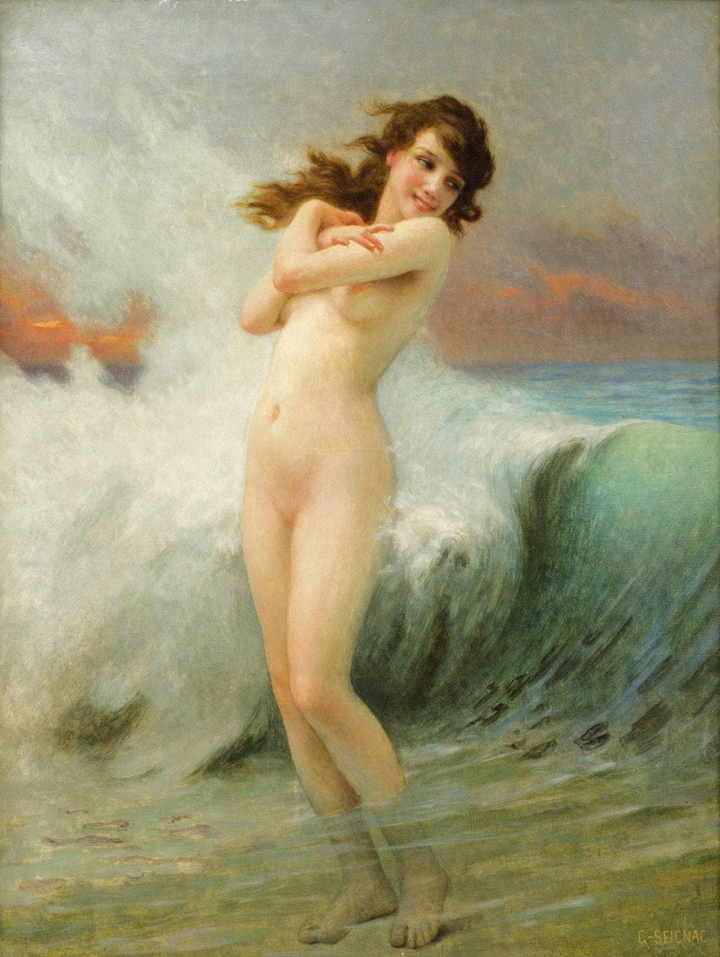 The Wave by Guillaume Seignac — Oil Painting Reproduction