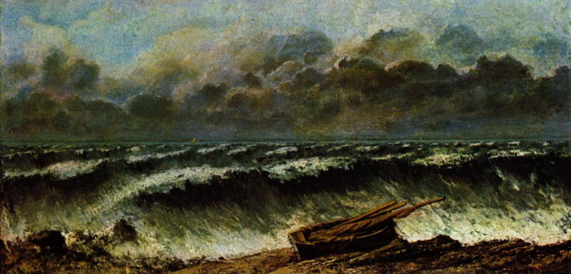 The Waves by Gustave Courbet, Oil Painting Reproduction