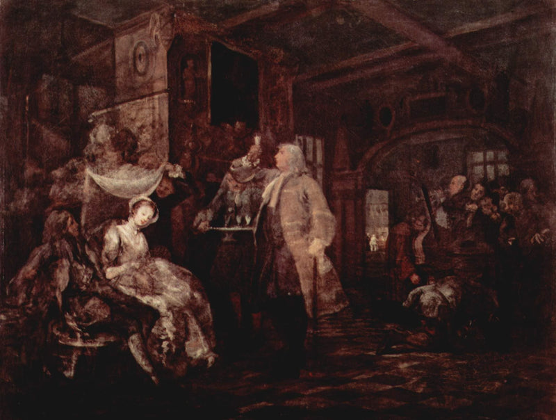 The Wedding Banquet by William Hogarth — Oil Painting Reproduction