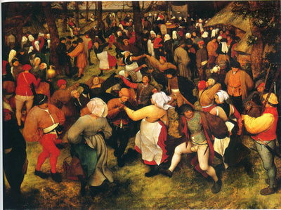 The Wedding Dance in the open air in hallway