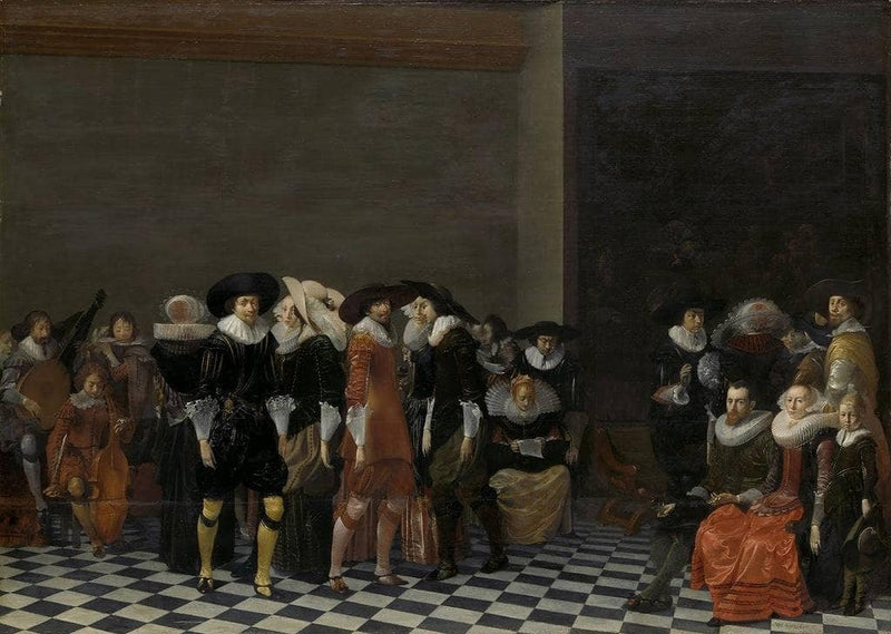 The Wedding Party by Willem Cornelisz Duyster — Oil Painting Reproduction
