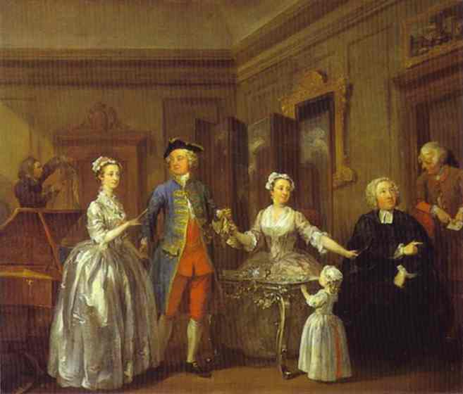 The Western Family by William Hogarth — Oil Painting Reproduction