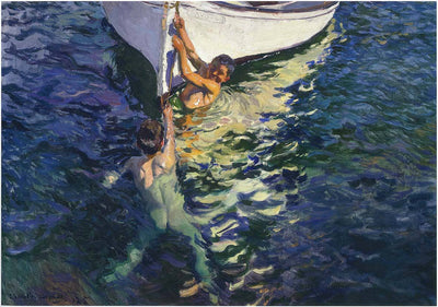 The white boat, Javea in hallway