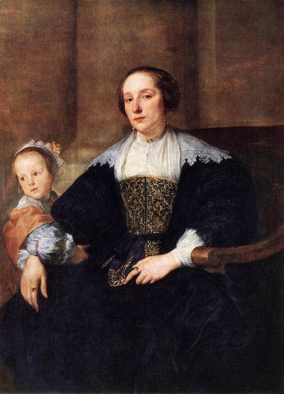 The Wife and Daughter of Colyn de Nole in study