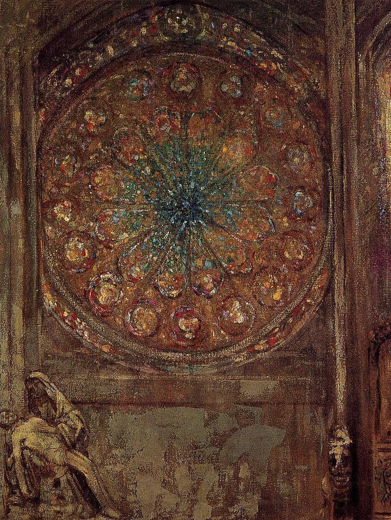The Window by Odilon Redon — Oil Painting Reproduction