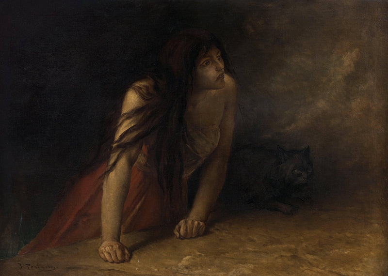The Witch by Jean-François Portaels — Oil Painting Reproduction