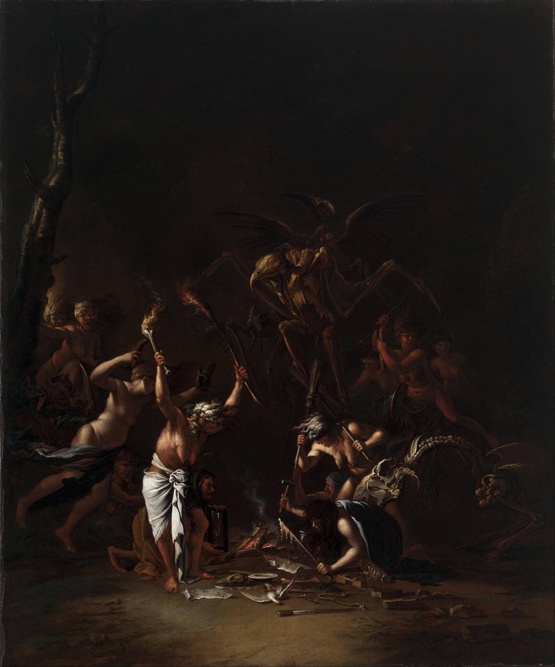 the Witches' Sabbath by Salvator Rosa — Oil Painting Reproduction