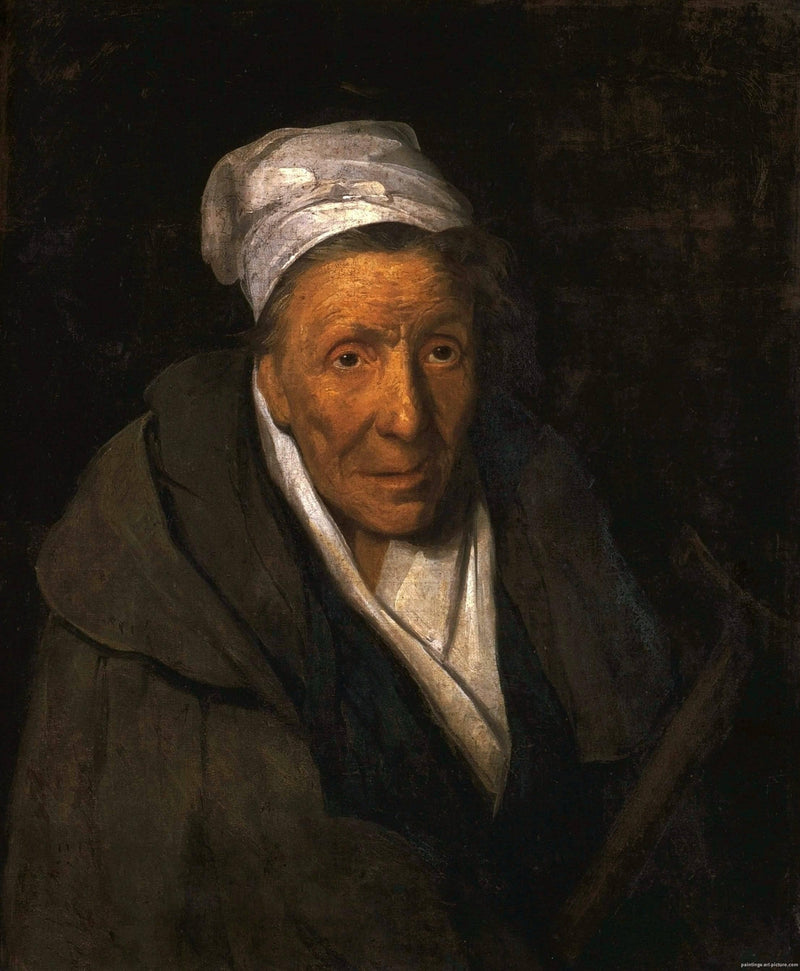 The Woman with Gambling Mania by Théodore Géricault — Oil Painting Reproduction