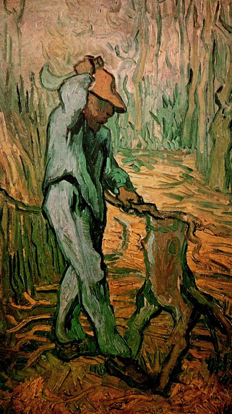 The Woodcutter after Millet by Vincent van Gogh — Oil Painting Reproduction