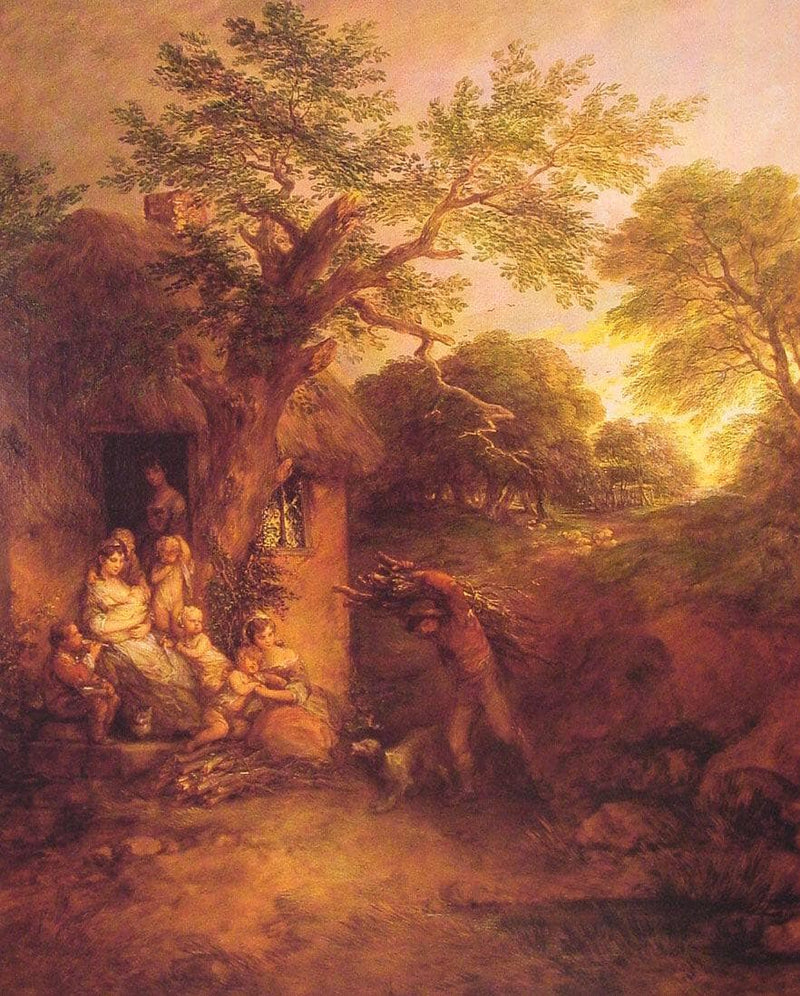The Woodcutter's House by Thomas Gainsborough — Oil Painting Reproduction