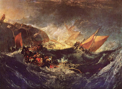 The Wreck of a Transport Ship in home office