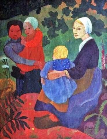 The Young Mothers by Paul Serusier — Oil Painting Reproduction