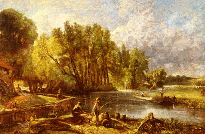 The Young Waltonians by John Constable — Oil Painting Reproduction