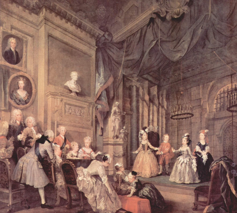 The Children's Theater In The House Of John Conduit by William Hogarth — Oil Painting Reproduction