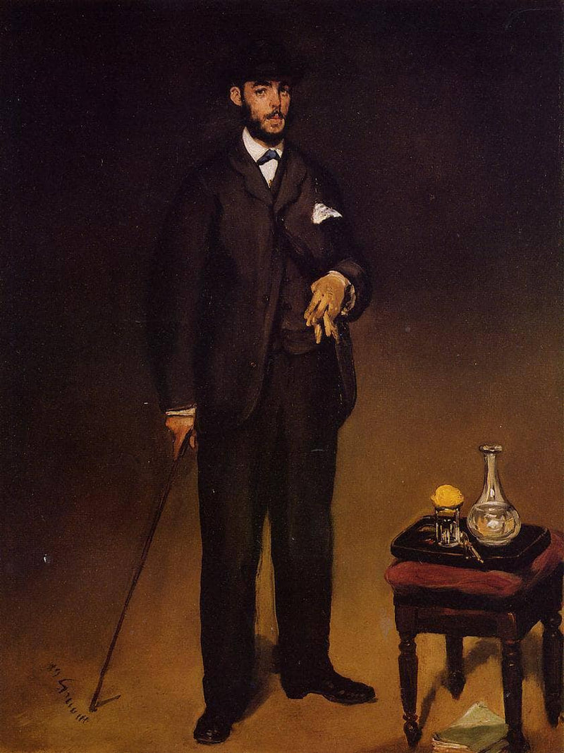 Theodore Duret by Edouard Manet — Oil Painting Reproduction