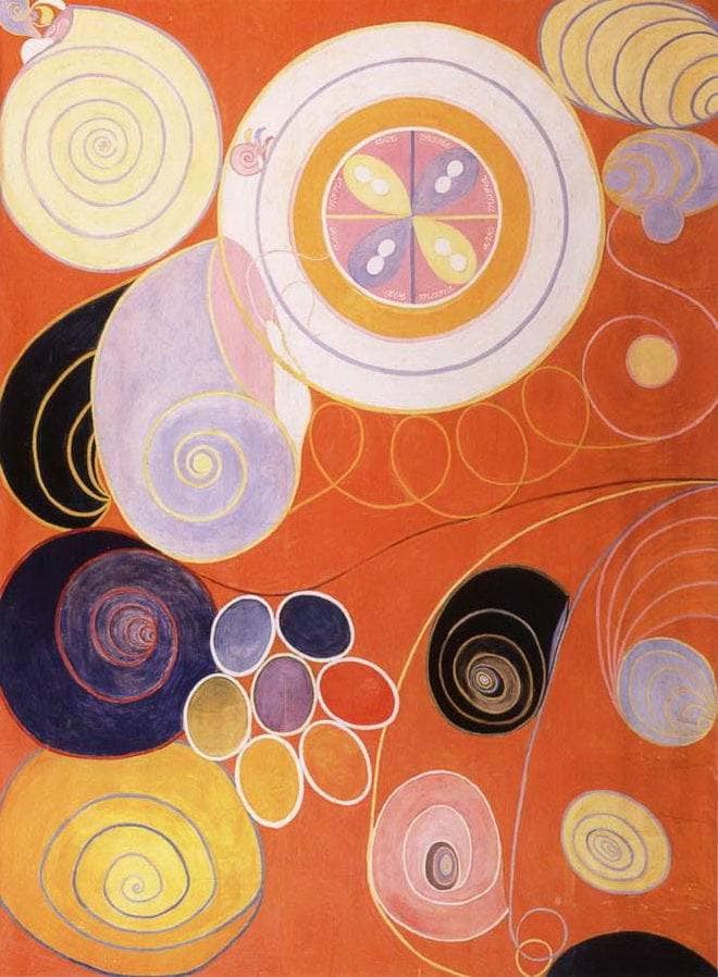 They tens mainstay IV by Hilma af Klint — Oil Painting Reproduction