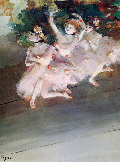 Three Ballet Dancers in master bedroom
