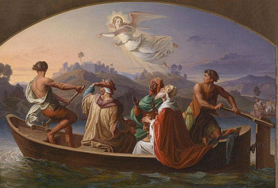 Three Kings on their Journey to Bethlehem in living room