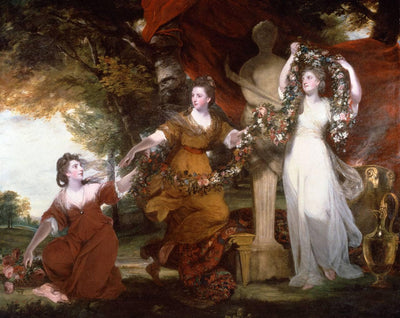 Three Ladies Adorning a Herm of Hymen in study