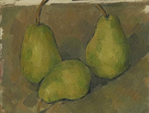 Three Pears by Paul Cezanne — Oil Painting Reproduction