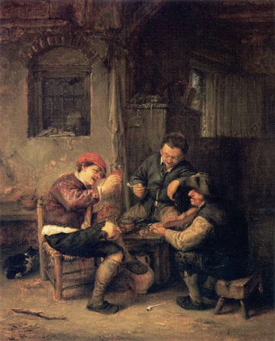 Three Peasants at an Inn in modern living room