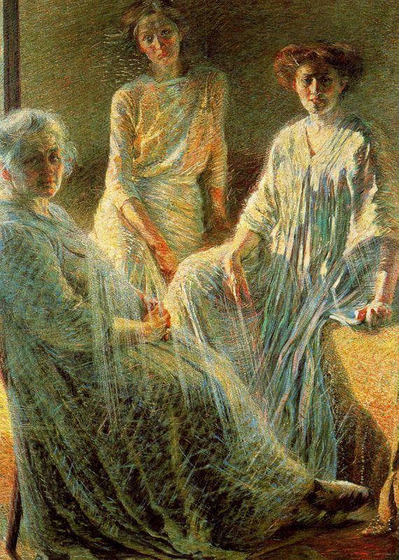 Three Women by Umberto Boccioni — Oil Painting Reproduction