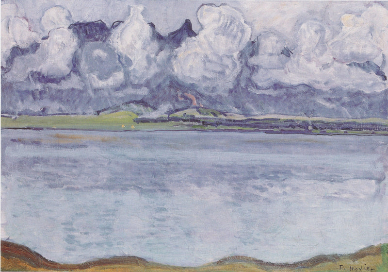 Thun, Stockhornkette, in clouds by Ferdinand Hodler — Oil Painting Reproduction