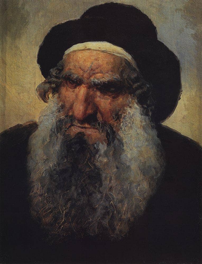 Tiberian Jew by Vasily Polenov — Oil Painting Reproduction
