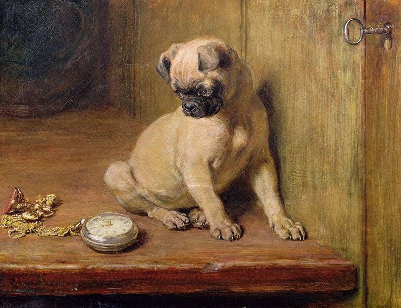 Tick-Tick by Briton Riviere — Oil Painting Reproduction