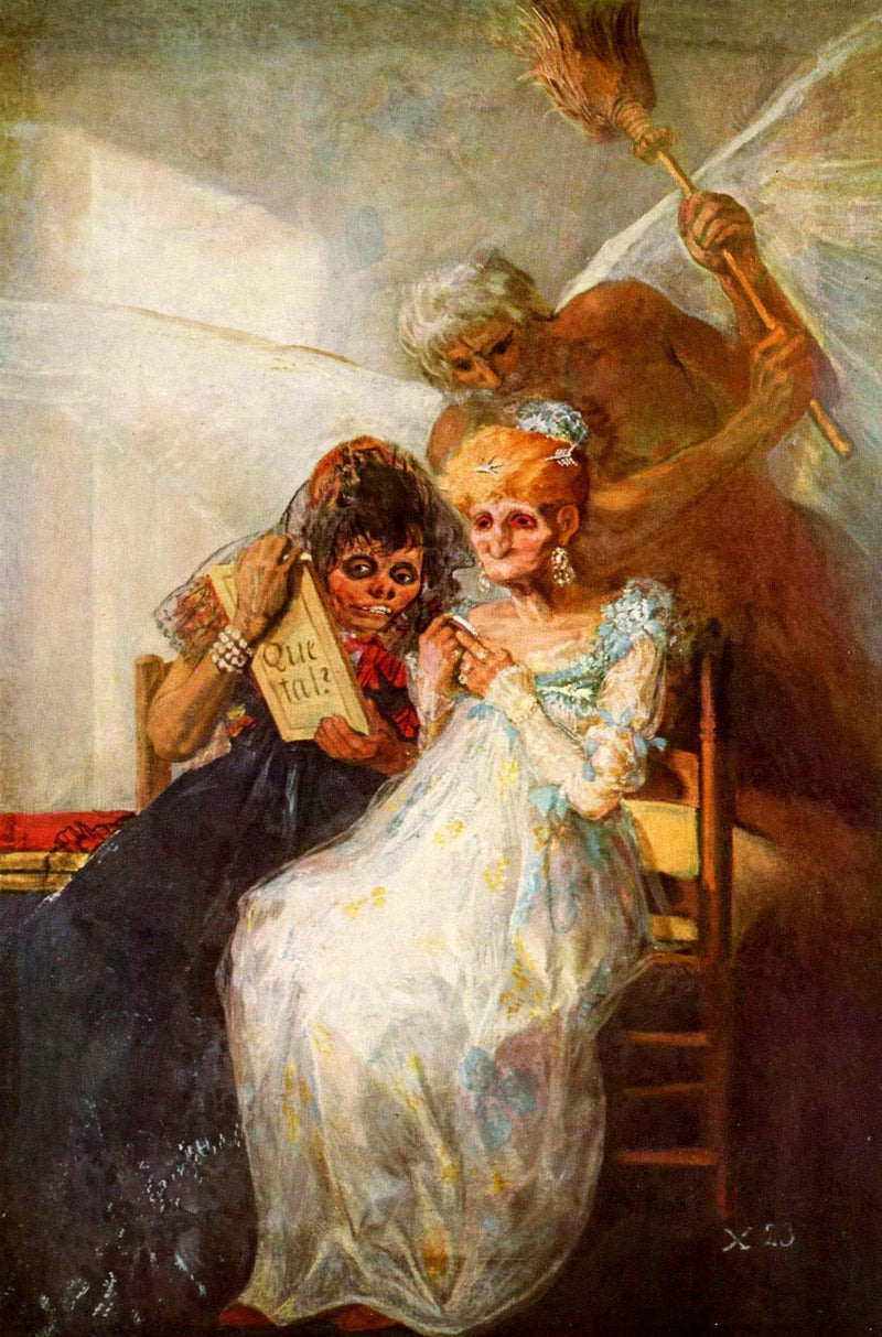 Time of the Old Women by Francisco Goya — Oil Painting Reproduction