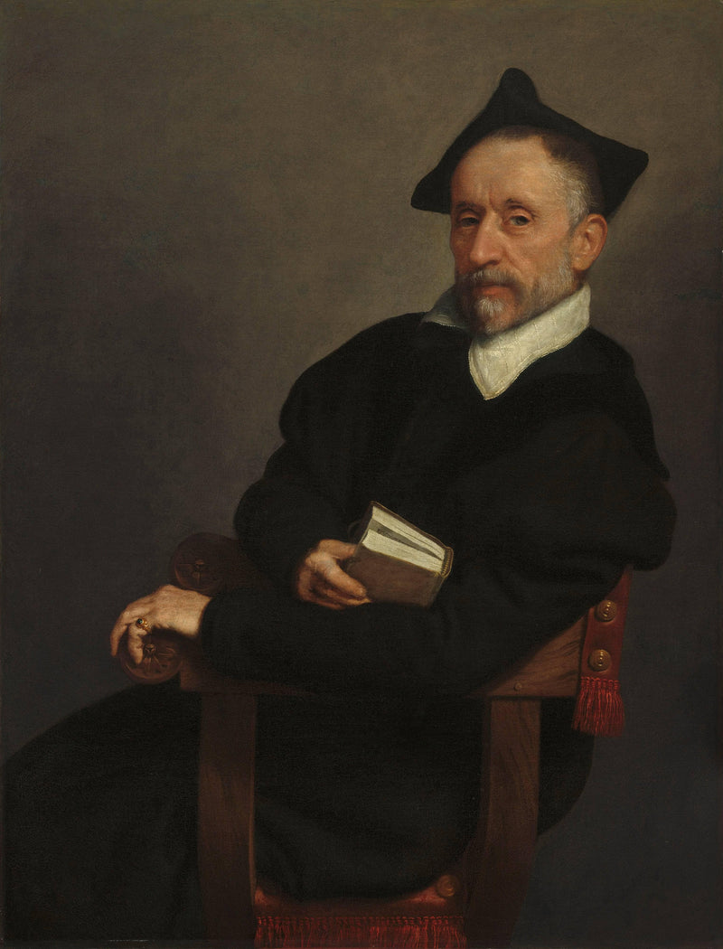 Titian's Schoolmaster by Giovanni Battista Moroni — Oil Painting Reproduction