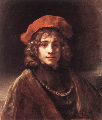 Titus, the Artist's son in dining room