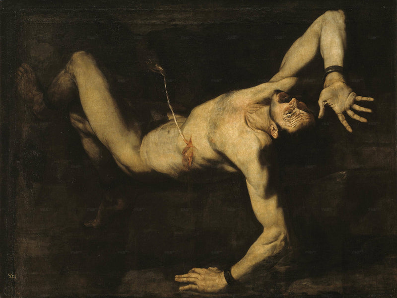 Tityos by Jusepe de Ribera — Oil Painting Reproduction